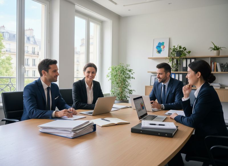 Équipe de conseillers retraite